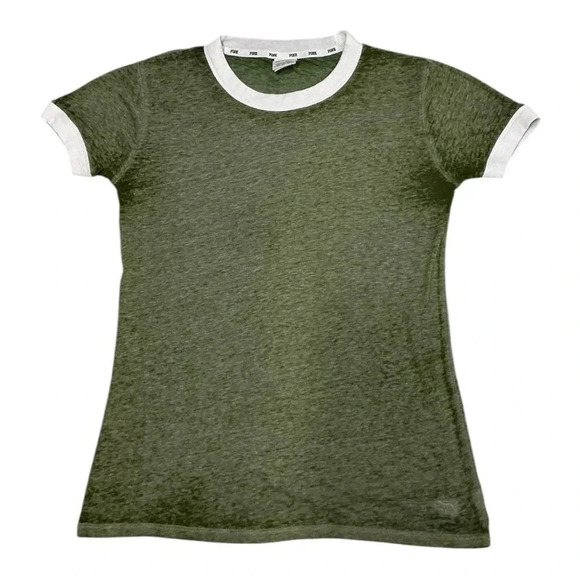 Women’s PINK ringer tshirt - Picture 1 of 3